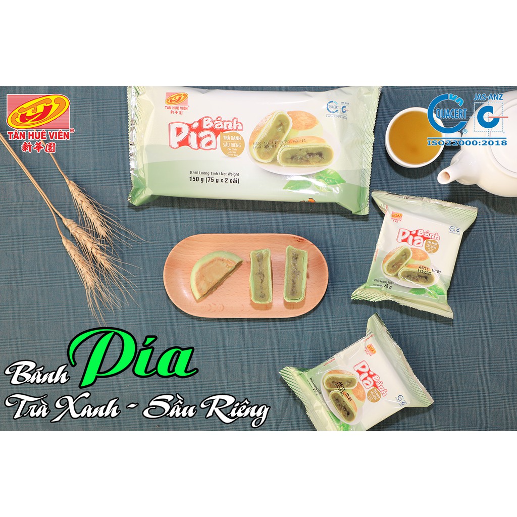 Bánh Pía trà xanh sầu riêng 150g