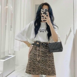 Sét chân váy da beo áo phông💖FREESHIP💖chân váy hoạ tiết mix áo phông cực xinh AD78 - Anhduong.store