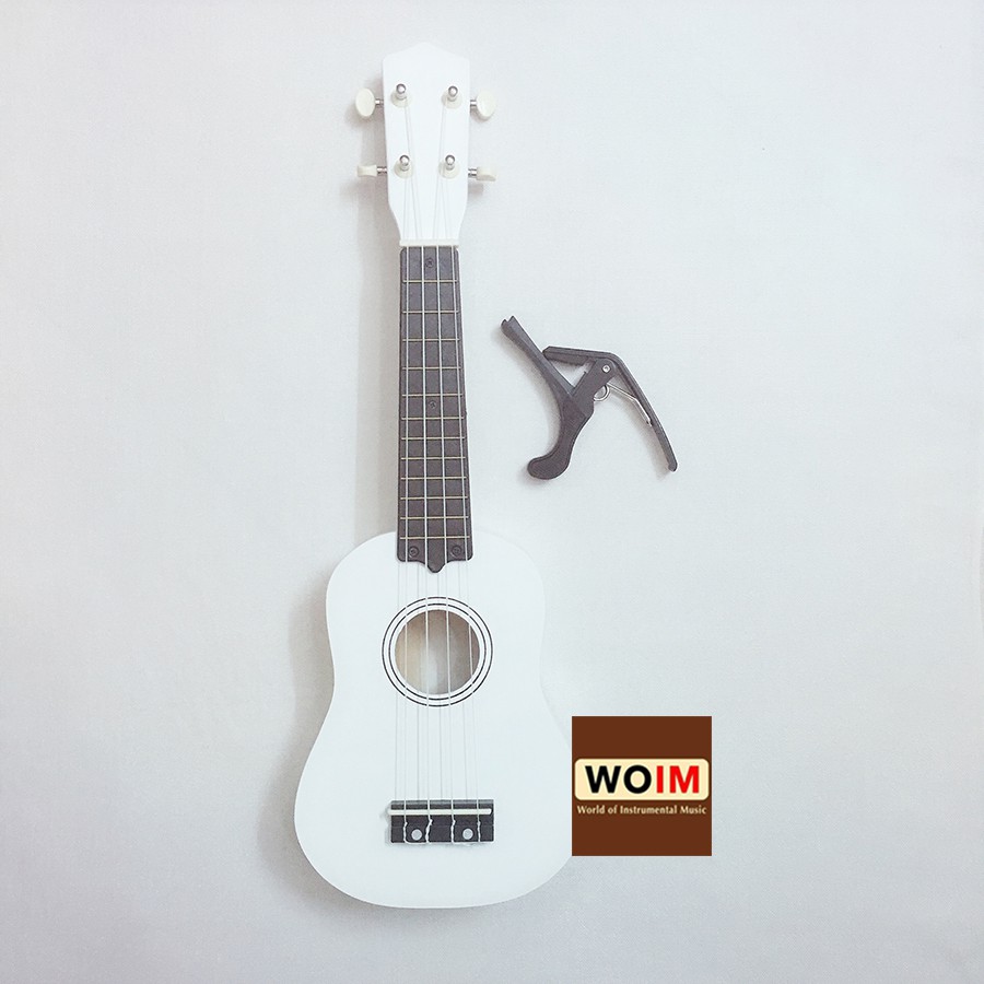 Đàn Ukulele Soprano Size 21 Woim 35A15 Tặng Kèm Capo