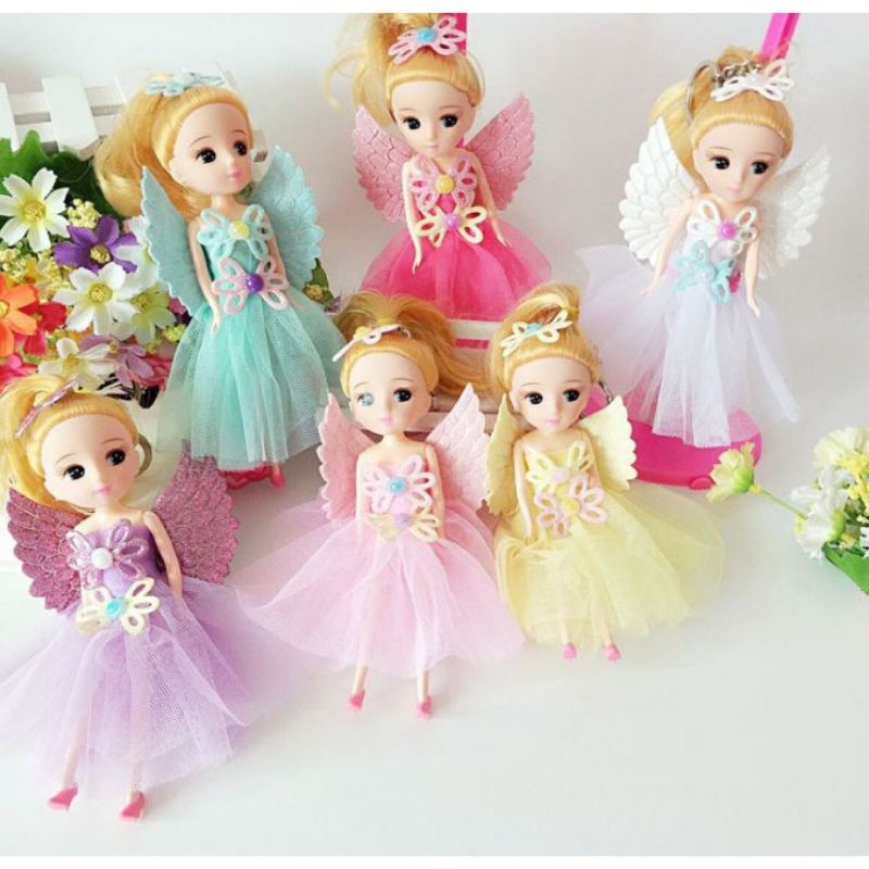 Búp bê Thiên thần 18cm đồ chơi cho bé gái - Búp bê trang trí bánh kem sinh nhật
