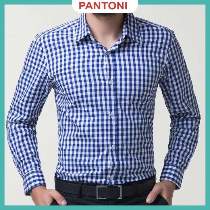 Áo sơ mi nam dài tay gấp hộp Kẻ Ca Rô Vuông cao cấp, chất vải cotton mịn phong cách công sở(SMKV) | BigBuy360 - bigbuy360.vn