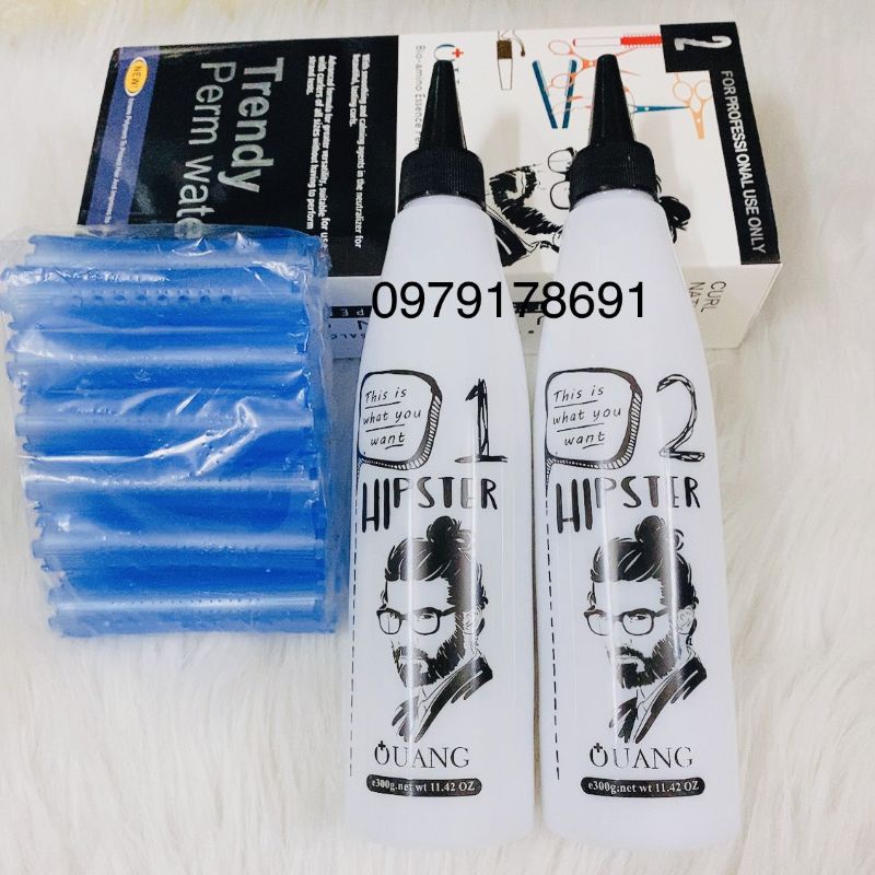 Cặp uốn lạnh tại nhà QUANG tạo sóng căng bóng