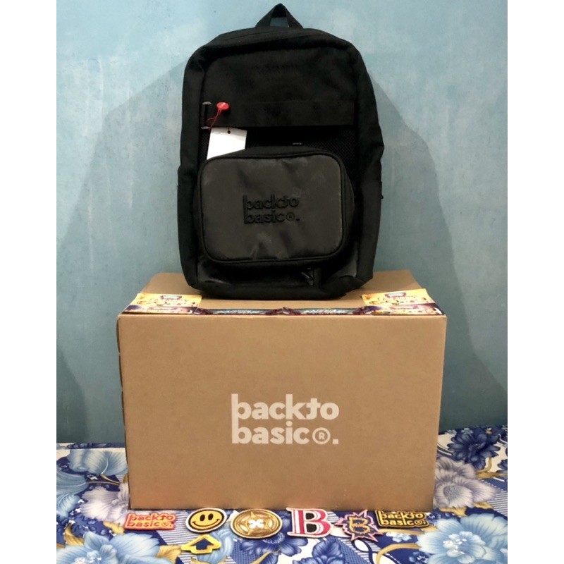 Balo BOBUI BXB - ANGELS MONOGRAM BACKPACK/ BLACK