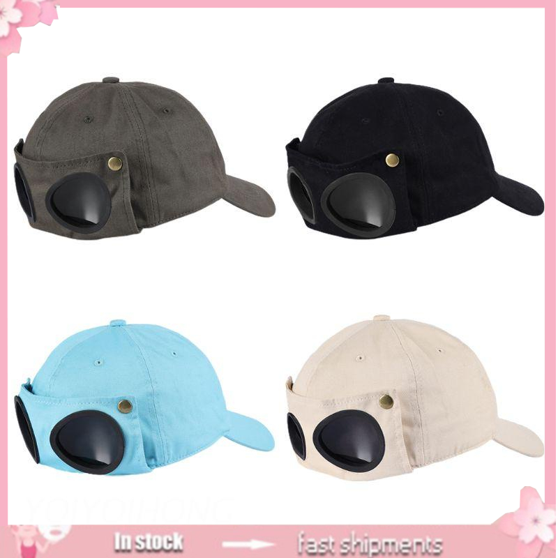 Mũ Lưỡi Trai Có Kính Chống Nắng Phong Cách Hip Hop Thời Trang Unisex