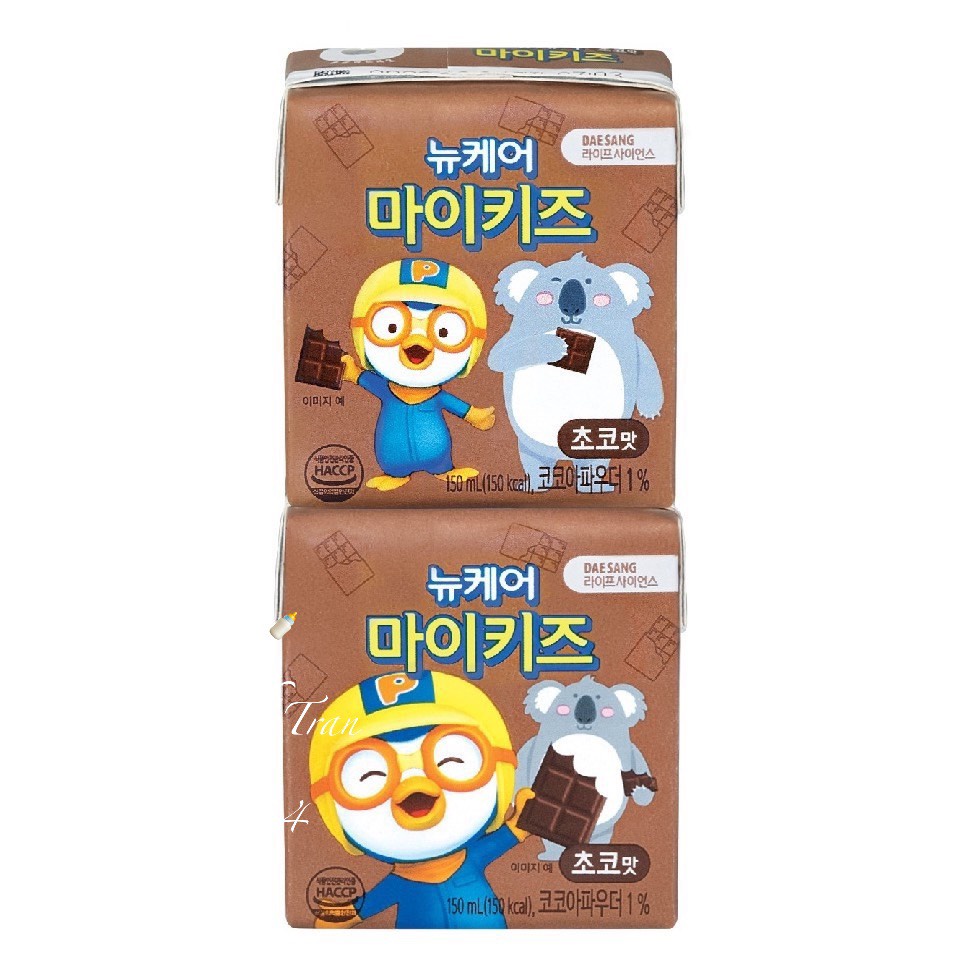 Sữa Tươi My Kids Pororo Hàn Quốc Tăng Chiều Cao Và Cân Nặng Hộp 150ml Cho Bé Từ 1-11 Tuổi (Hàng Air Hàn Quốc)