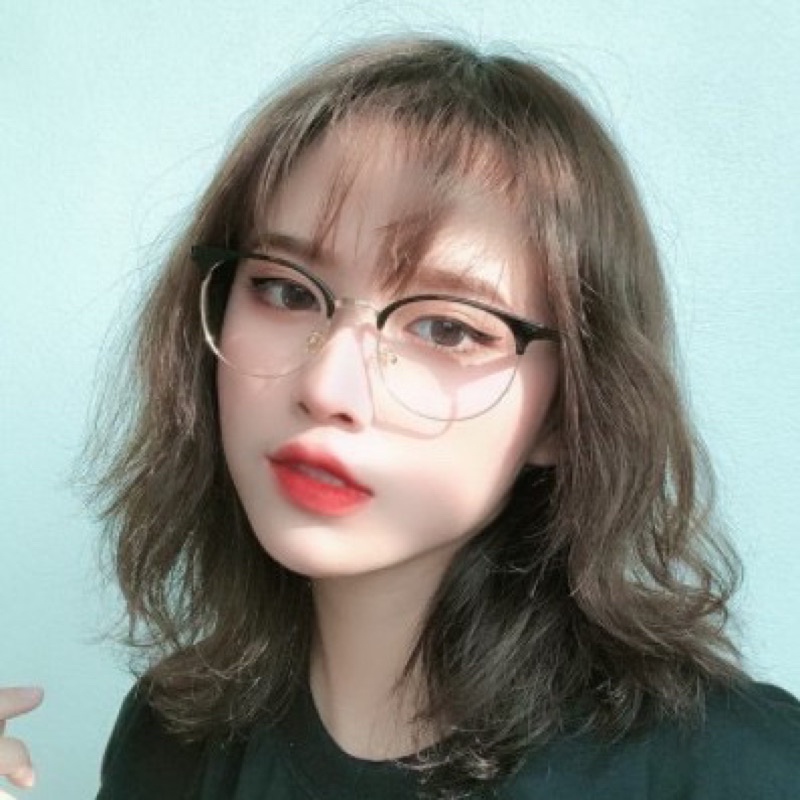 [Ảnh thật+Free ship] gọng kính cận nam nữ tròn nhựa dẻo Hàn Quốc phối kim loại siêu bền chống gãy nhỏ 6214 | BigBuy360 - bigbuy360.vn