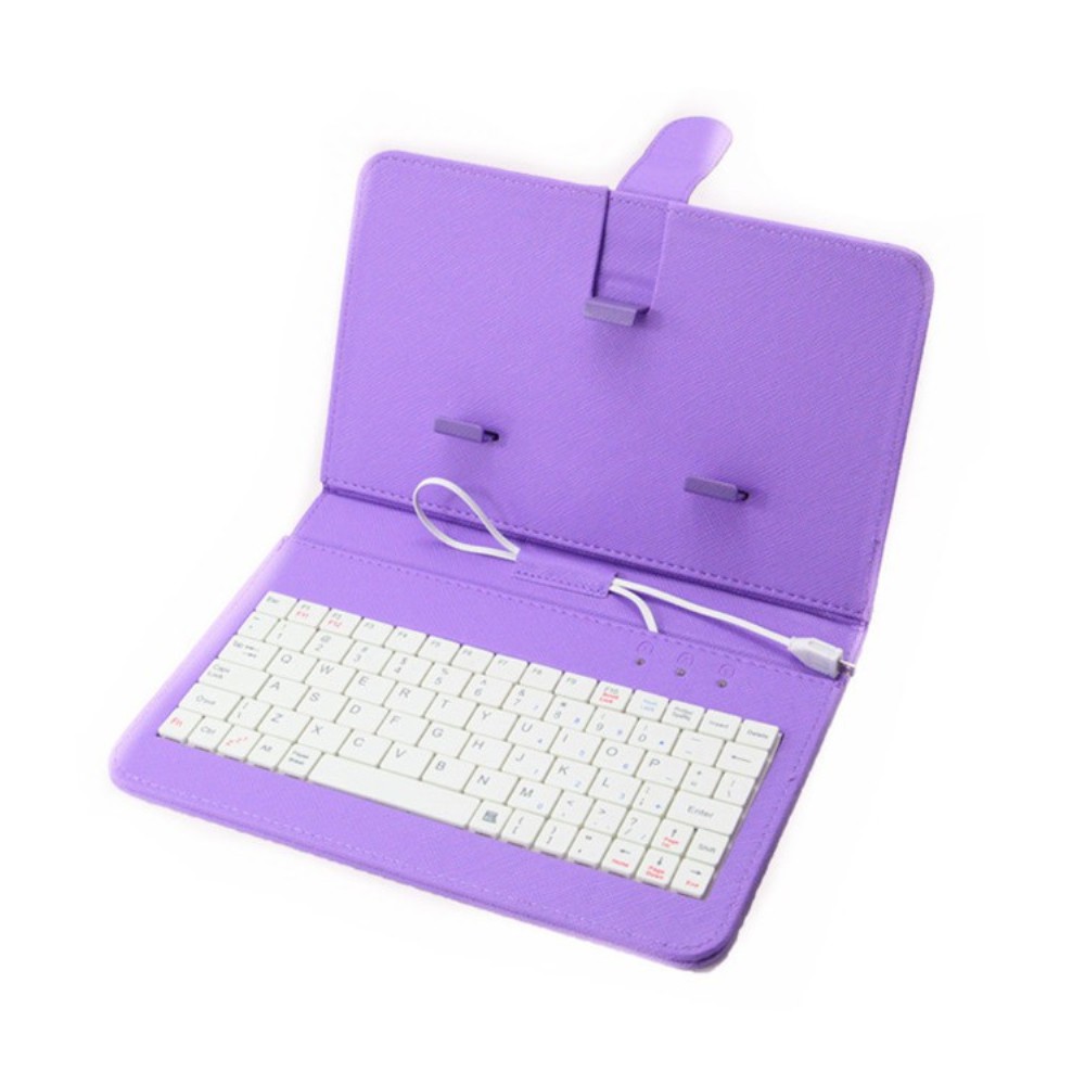 Mini General Máy tính bảng có dây Bàn phím Bàn phím Bao da Bao da Cho Máy tính bảng Điện thoại Di động Bao gồm Bàn phím