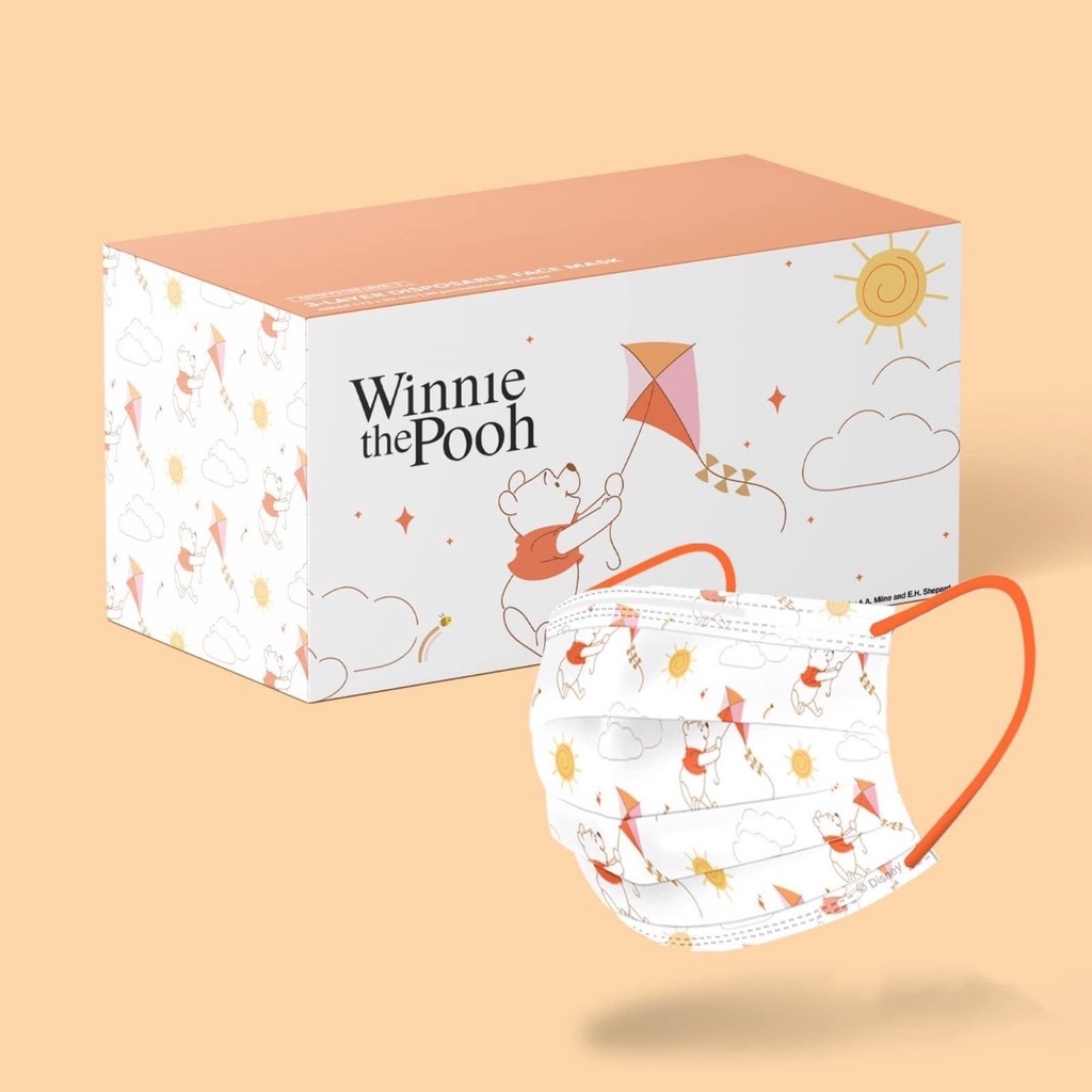 Bộ 10/20/50 Mặt Nạ Hoạt Hình Winnie The Pooh 16Design Cho Người Lớn