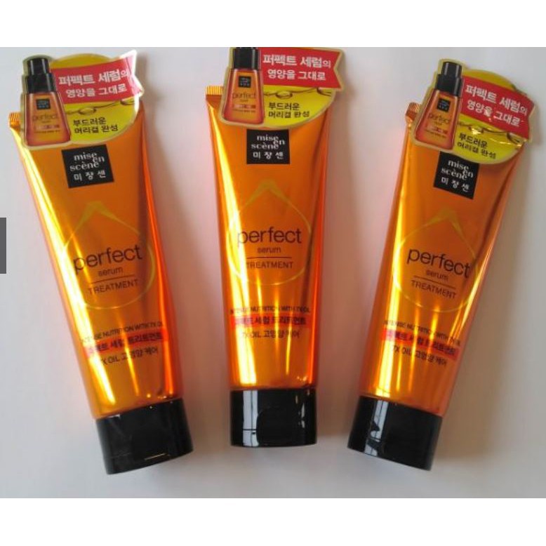 Dầu xả tóc Mise En Scene Perfect Repair Treatment pack Kem ủ tóc cô đặc Hàn Quốc GOGOM-MISE