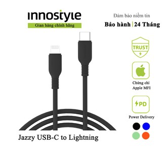 Cáp sạc nhanh innostyle jazzy pd 18w c ra lightning 1m2, chuẩn mfi - - phân phối chính hãng