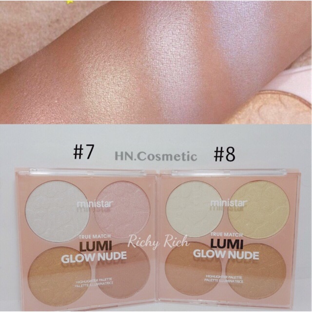 Phấn Tạo Khối MINISTART True Match Lumi Glow Nude Highlighter Palette Palette ILLuminatrice | BigBuy360 - bigbuy360.vn