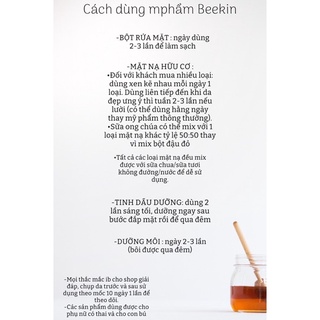 Mặt nạ thiên nhiên handmade
