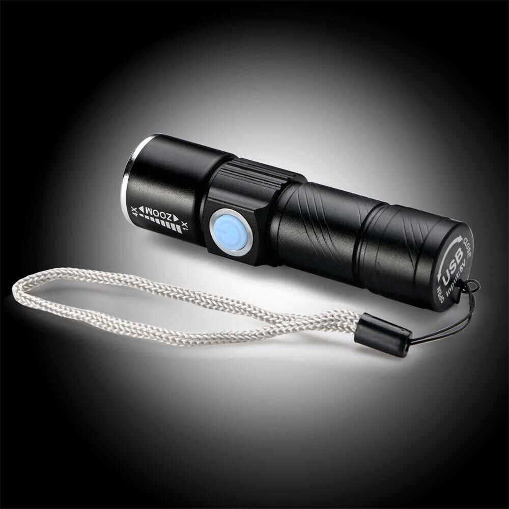 Đèn pin cầm tay mini DIYMORE 1000Lm cổng sạc USB tiện dụng