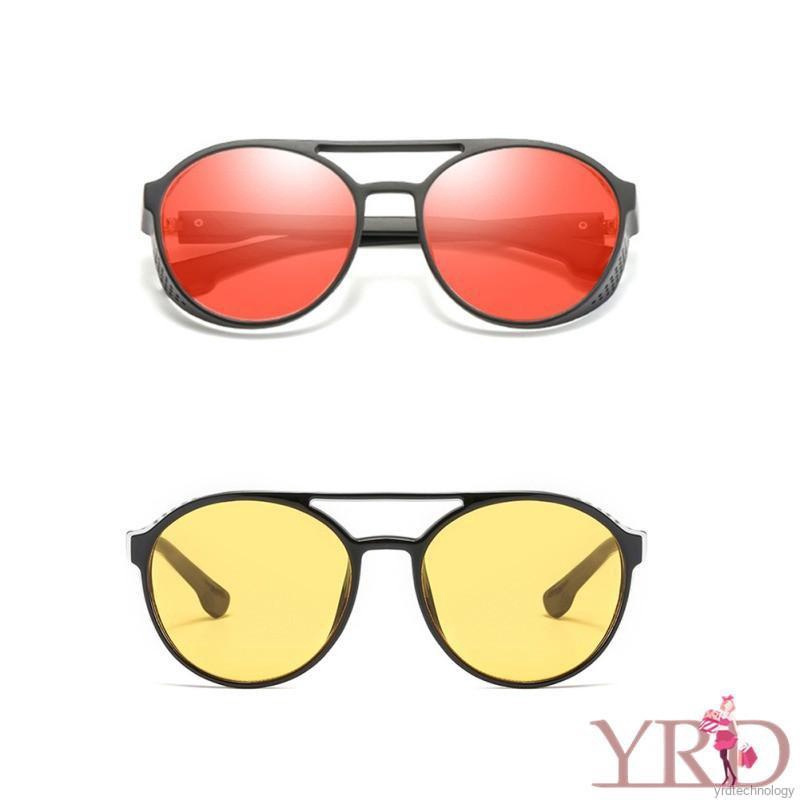 Kính mát tròn gọng nhựa phong cách Steampunk | BigBuy360 - bigbuy360.vn