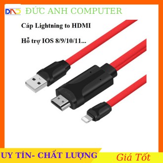 Cáp HDMI chuyển đổi tín hiệu iphone ra tivi- Cáp Chuyển HDMI Từ IP Ra Tivi