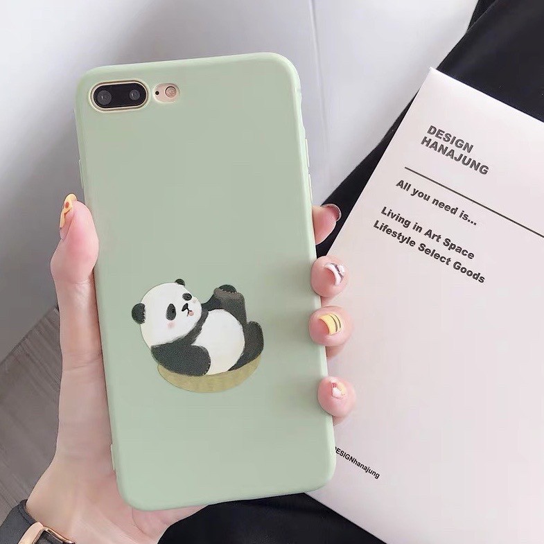 VIDEO THẬT Ốp Lưng iPhone Nhựa Dẻo Gấu Trúc Panda iPhone 6/6s/6plus/6splus/7plus/8plus/x/xs/xs max/11/11 pro max