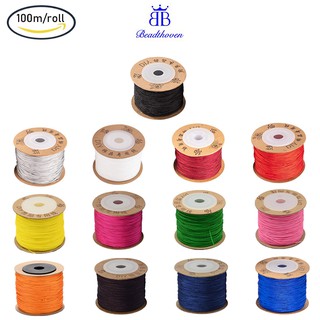 Cuộn nylon 100m thắt nút Trung Quốc làm đồ trang sức 0.8mm DIY