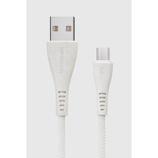 Cáp sạc USB Type C NK7 cao su đúc cho Samsung Galaxy, Huawei, Nokia hỗ trợ sạc nhanh MICROCOM NK-7 - Hàng chính hãng