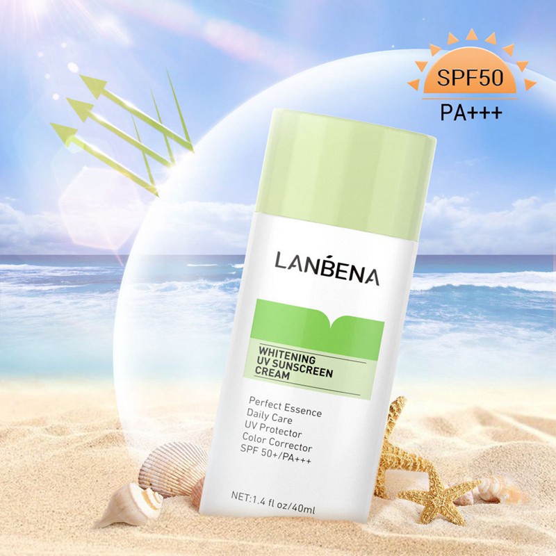 (Hàng Mới Về) Kem Chống Nắng Lanbena Spf50 Gel Cách Ly Làm Trắng Dưỡng Ẩm Chống Nước Cho Nam Nữ