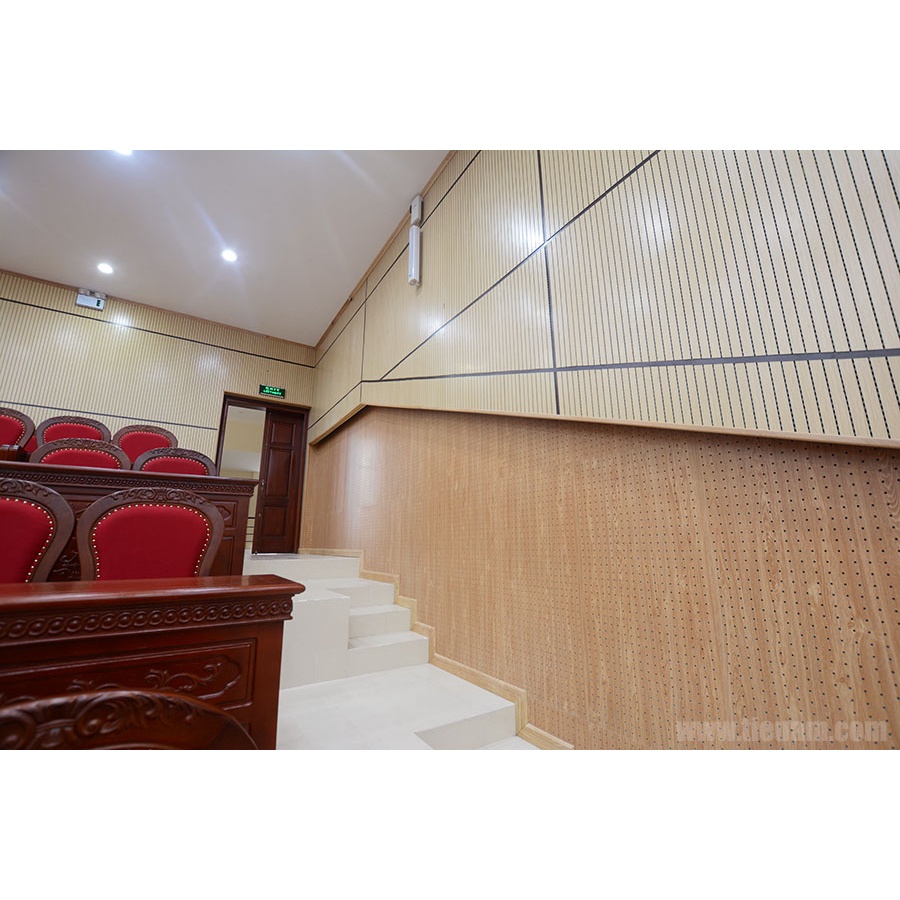 Gỗ tiêu âm Remak soi rãnh Linear - Vật liệu tiêu âm, cách âm Cao cấp