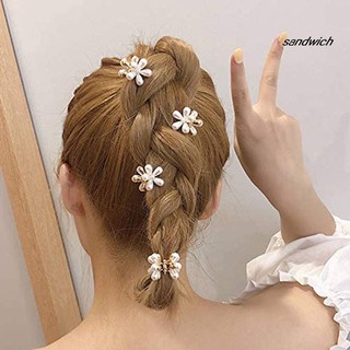 Kẹp tóc hoa cúc đôi (kẹp càng của mini)