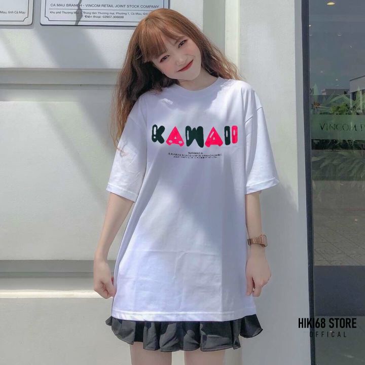 Áo Phông Rộng Dáng Xuông Áo Thun Tay Lỡ Chat Cotton Freesize | BigBuy360 - bigbuy360.vn
