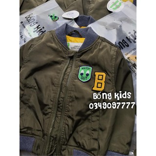 Áo Bomber Bé Trai Stick B Rêu BHS