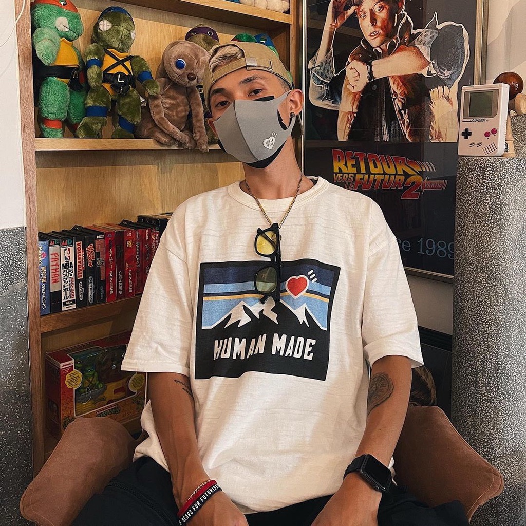 ⚡️[Mirror Quality] - Áo Tee Human MadeT-Shirt Logo 02, Áo thun Human Made cotton