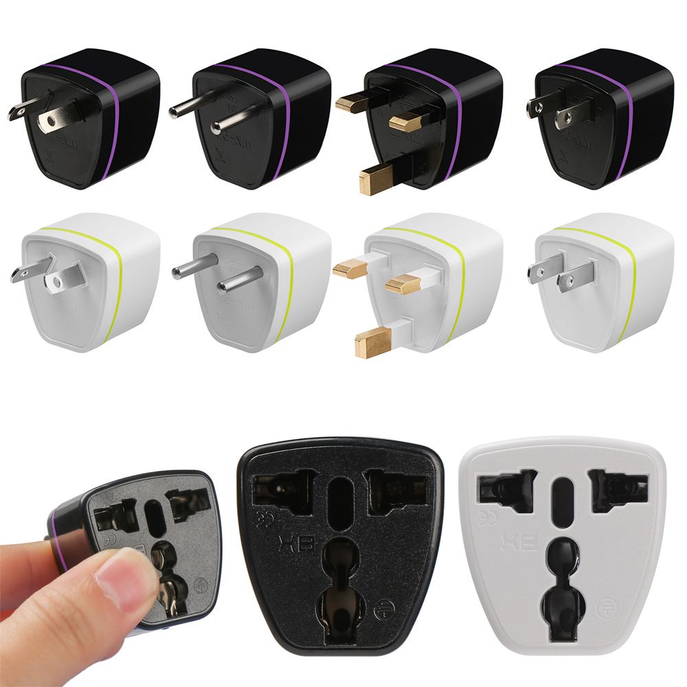 Phích Cắm Chuyển Đổi Nguồn Điện AC Toàn Cầu Quốc Tế AU UK US EU