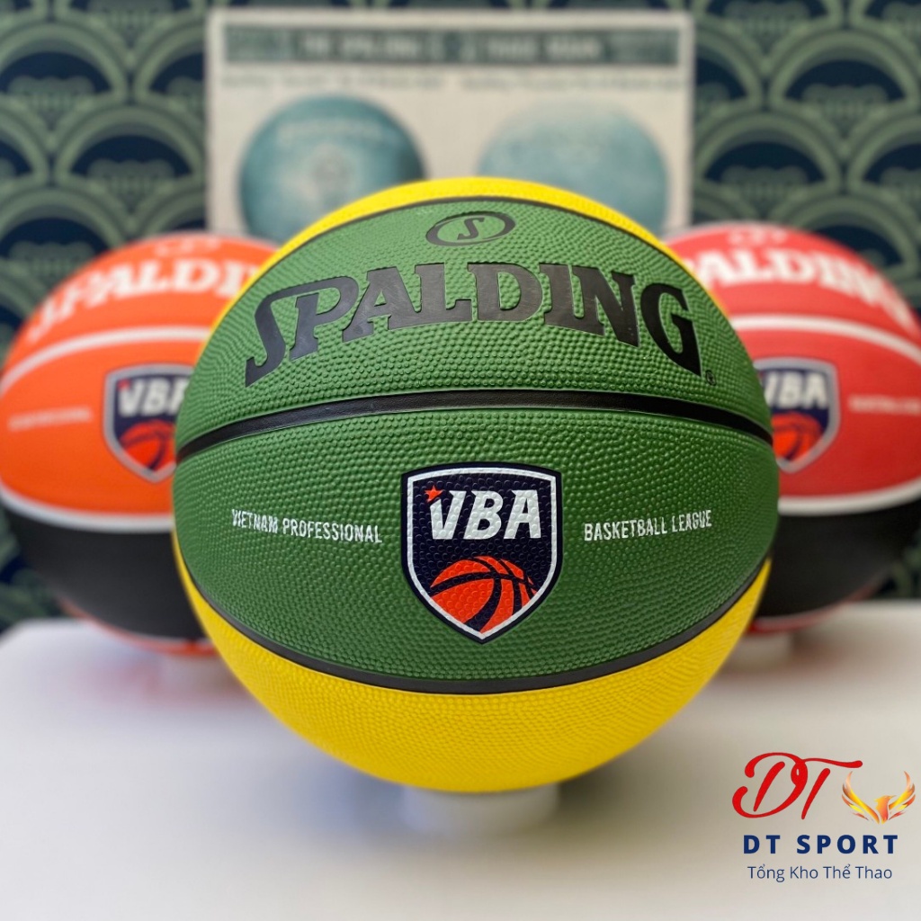 Quả bóng rổ chính hãng Spalding VBA size 7⚠️𝑭𝑹𝑬𝑬𝑺𝑯𝑰𝑷⚠️ tiêu chuẩn thi đấu [ TẶNG KIM BƠM ]