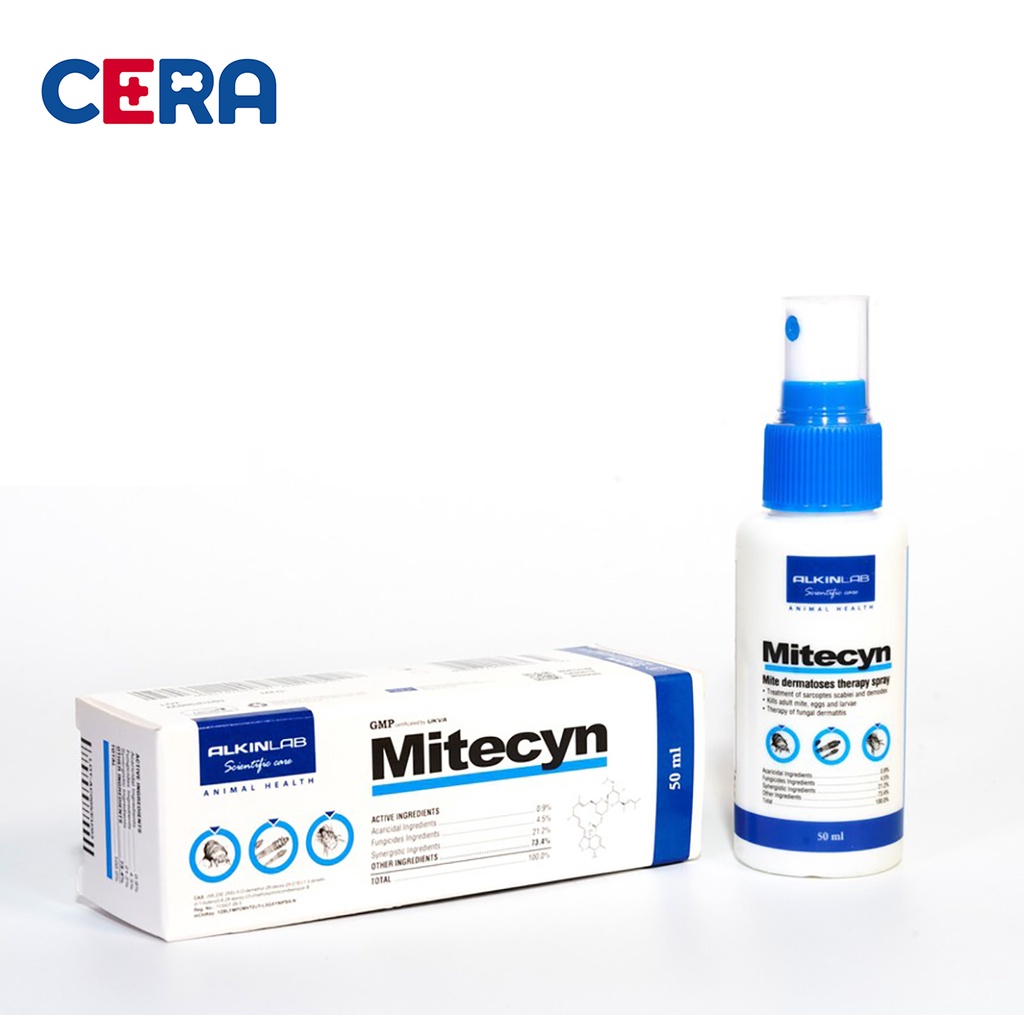 Xịt Nấm, Ve Ghẻ - Alkin Mitecyn 50ml