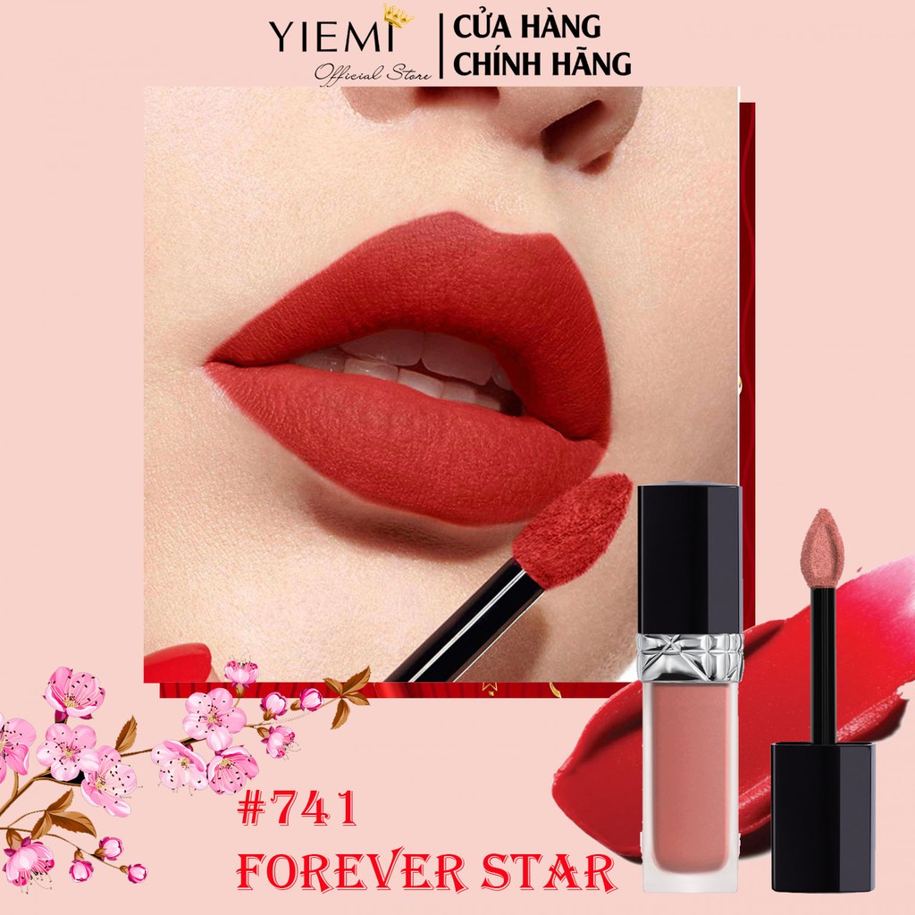  Son Kem Dior Rouge Dior Forever Liquid. Chất Son lì mịn, lên môi quyến rũ và thu hút