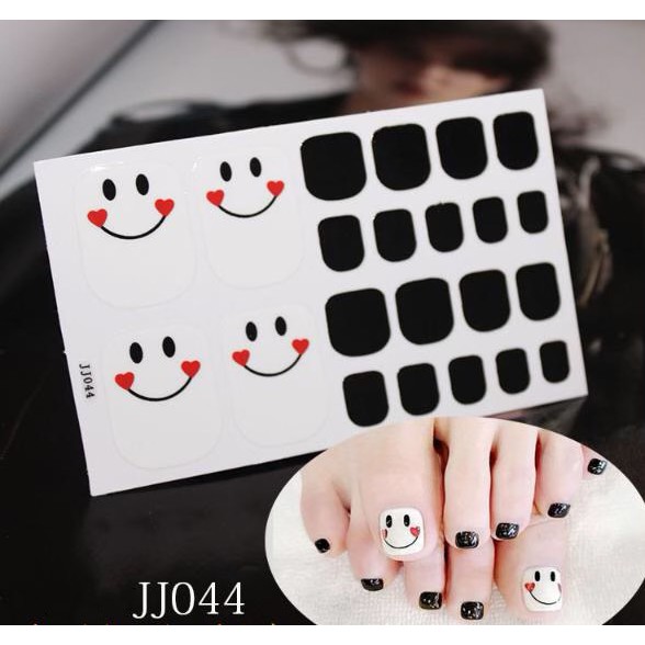 Set Sticker Dán Móng Chân 3D Cực Xinh Cho Các Nàng P232 - Nail Wraps HOT TREND