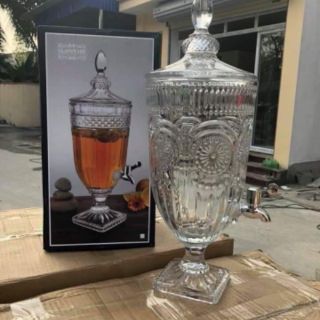 Bình rượu thủy tinh có vòi
