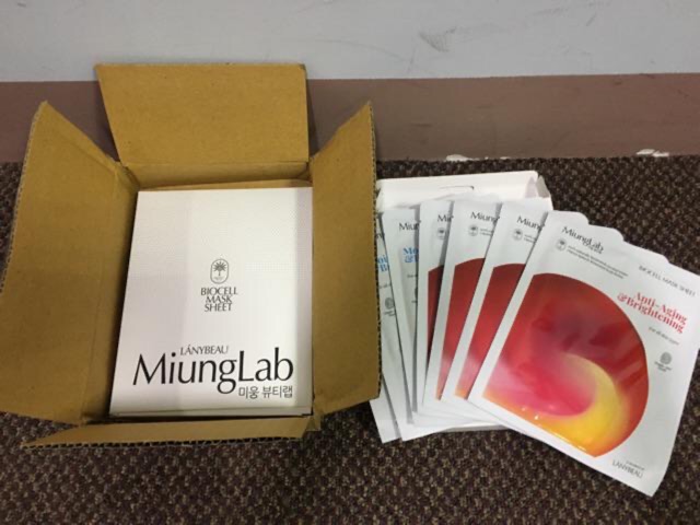 Mặt nạ miung lab 1 hộp 7 miếng CẤP NƯỚC, TRẮNG DA & CHỐNG LÃO HÓA | BigBuy360 - bigbuy360.vn