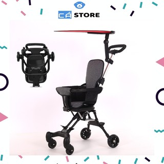 [HÀNG CHÍNH HÃNG] Xe Đẩy Em Bé Du Lịch Gấp Gọn Đảo Chiều, Xe Đẩy Trẻ Em Thông Minh 4 Bánh Siêu Gọn An Toàn Cho Bé