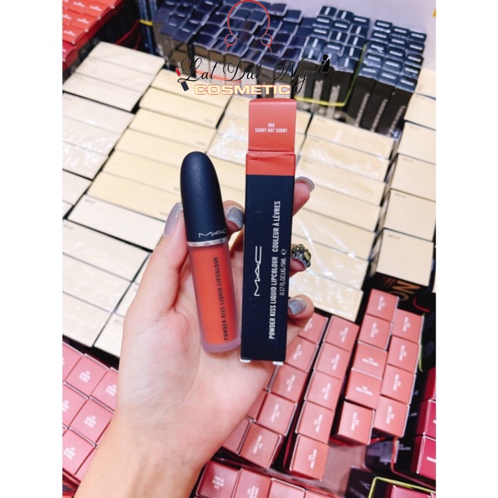 . Son Mac Powder Kiss Liquid - Đủ Màu - Son Mac Kem 973.974.979.982.989.991995.997.998