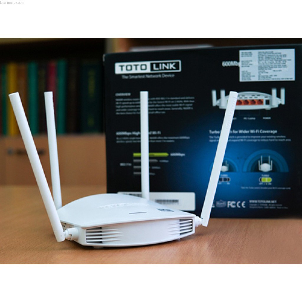 [ Giá Gốc ] Cục phát wifi Totolink N600R Wireless N600Mbps  Màu trắng  Chính hãng  BH 2 năm