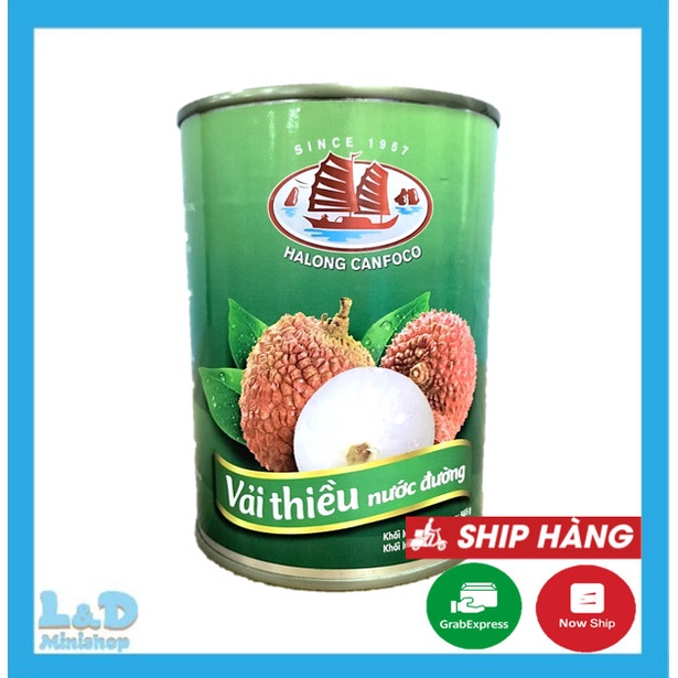 Vải Thiều Nước Đường Hạ Long Canfoco 565g