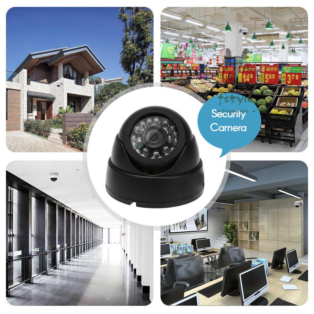 Camera an ninh 24 bóng LED IR AHD HD 720P 1080P 1.0MP 2.0MP màu đen | BigBuy360 - bigbuy360.vn