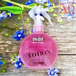 Lotion trị gàu và làm mát lạnh da đầu Unique Refreshing Scalp - 200ml