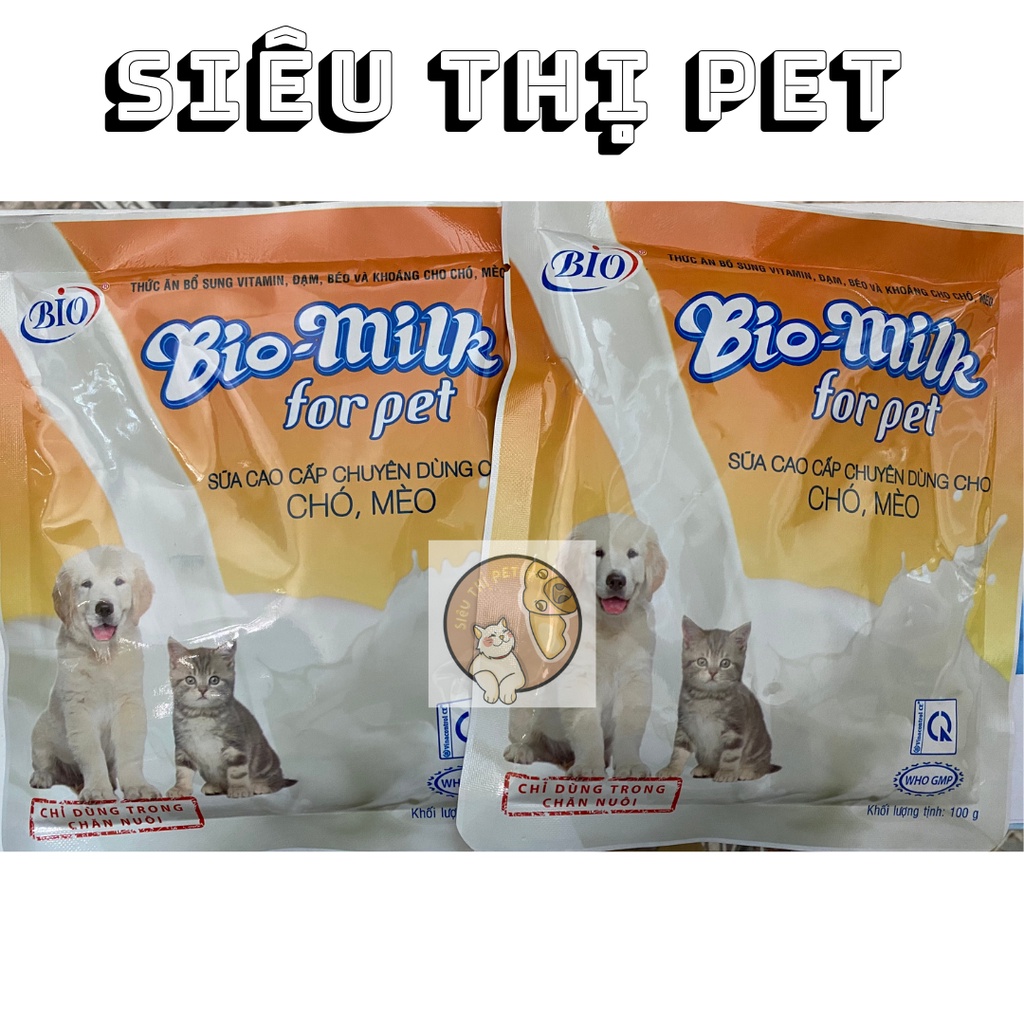 Sữa dành cho chó mèo Bio Milk - bổ sung dinh dưỡng cho thú cưng