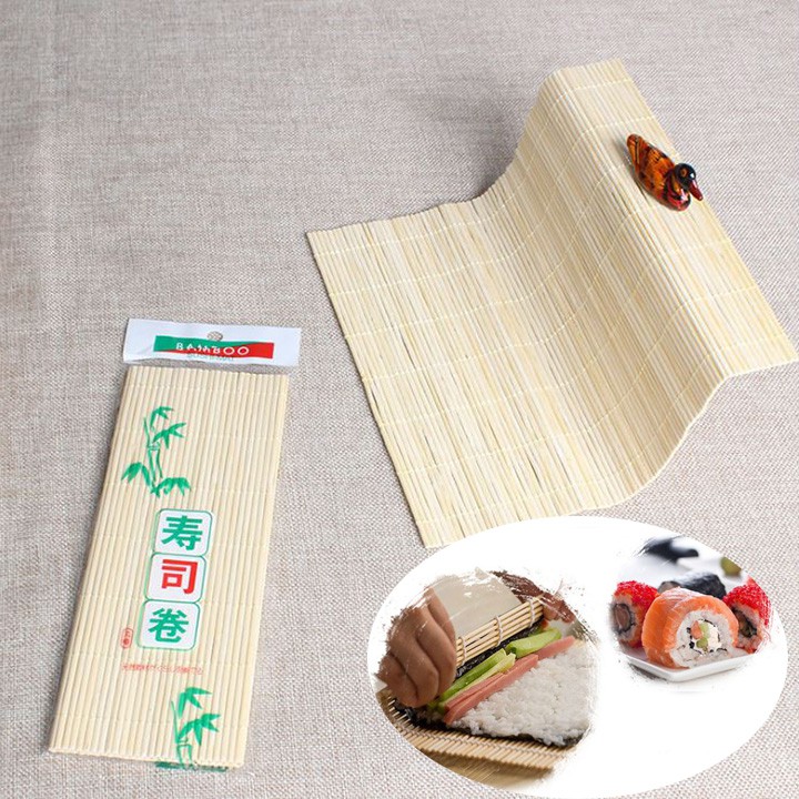 Mành Gỗ Cuộn Sushi,  Kimbap - Bamboo Sushi Mat