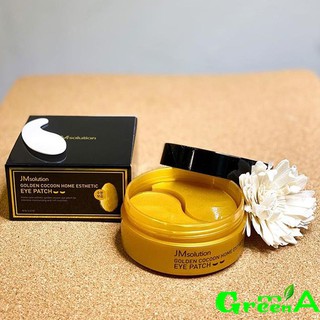 Mặt Nạ Mắt JM SOLUTION Kén Tằm Cải Thiện Nếp Nhăn, Chống Lão Hóa Jmsolution Golden Cocoon Home Esthetic Eye Patch