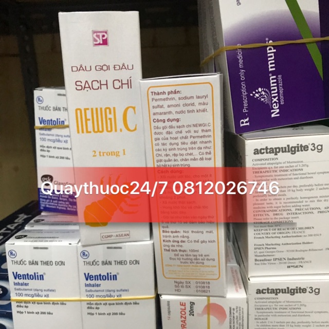 DẦU GỘI SẠCH CHÍ NEWGI.C(100ml)