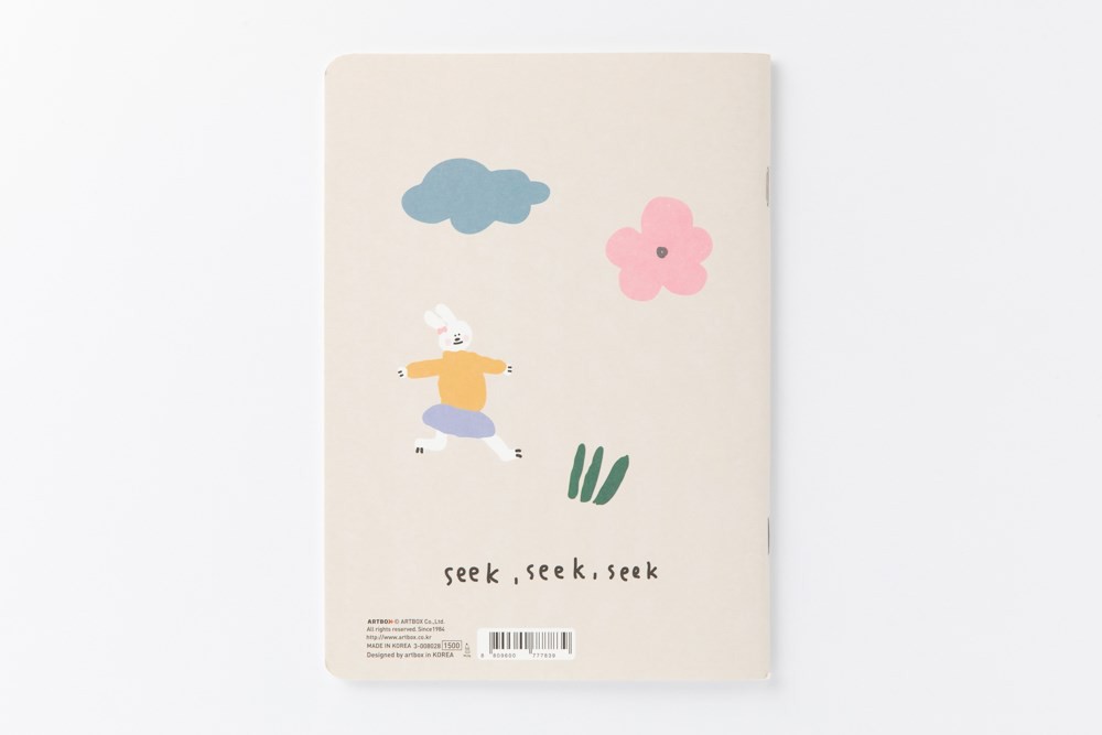 Sổ Ghi Chú ARTBOX Hàn Quốc Hình Chú Thỏ Trốn Tìm (M)