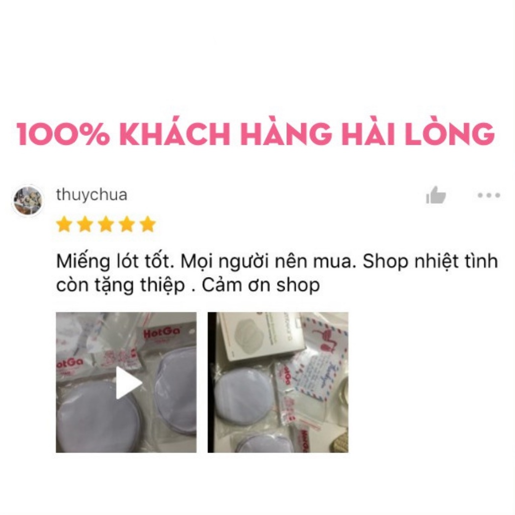 Miếng lót thấm sữa, Túi 4 miếng lót thấm sữa bằng vải tái sử dụng Hàng Việt nam chất lượng cao