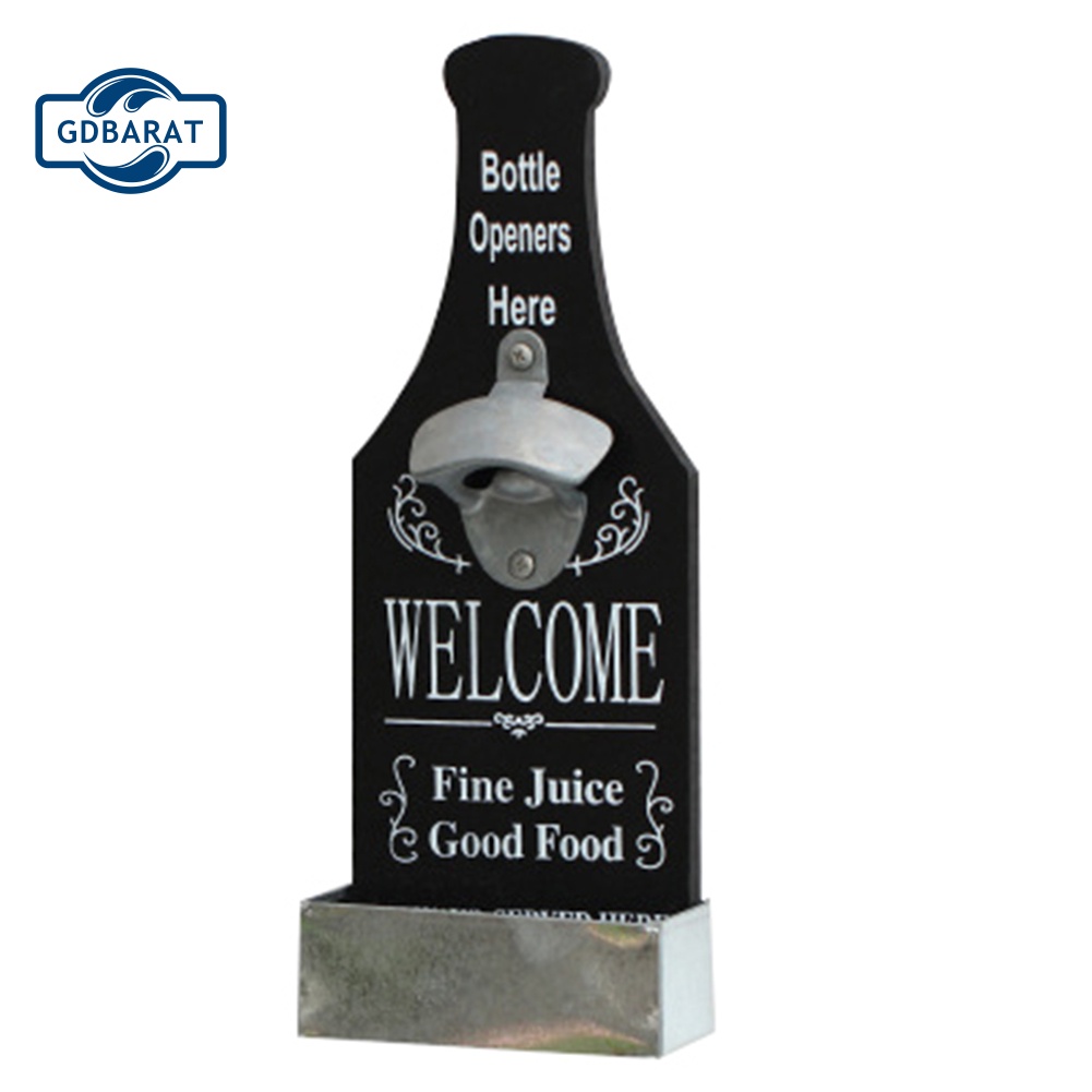 [NYCA Stock] Dụng Cụ Mở Nắp Chai Bằng Gỗ Cổ Điển Trang Trí Tường Nhà Hàng