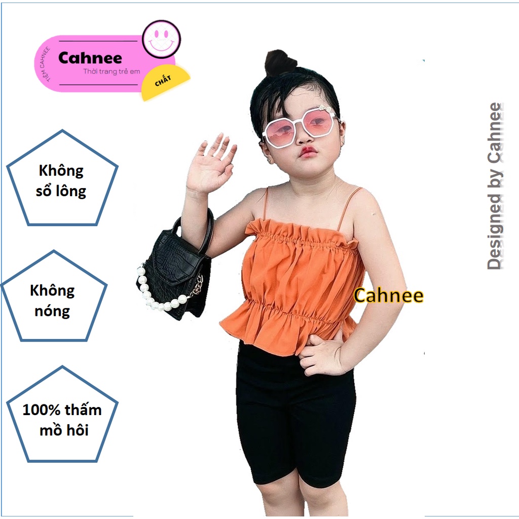 Áo Croptop 2 dây Cho Bé Gái