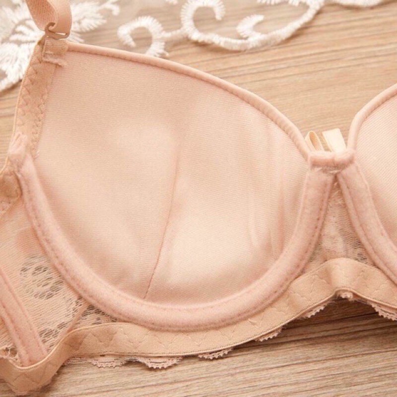 Áo Lót Đệm Dày Nâng Ngực Phối Ren 915